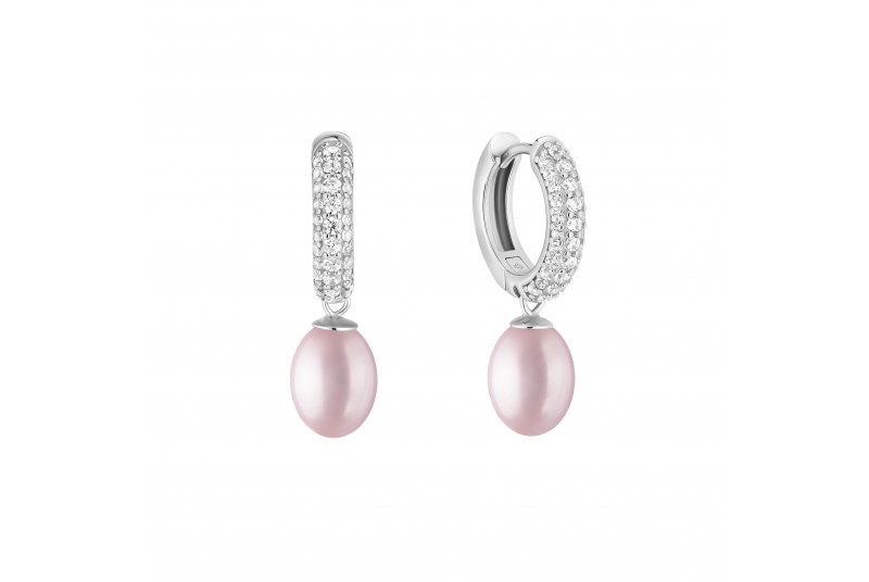 Kõrvarõngad SK26340EL Lavendel pärl
